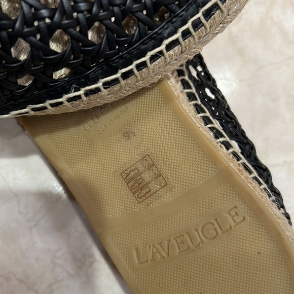 Gucci Leather espadrilles new in box - Picture 6 of 9
